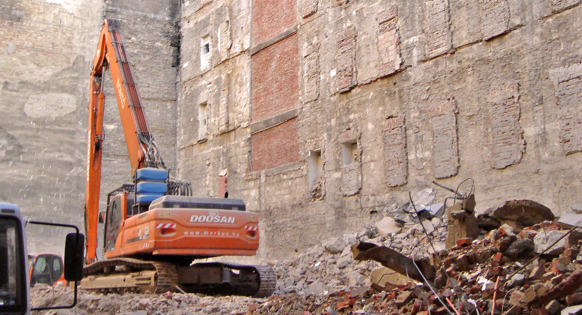 CEU - helyszín bontás után, építés előtt