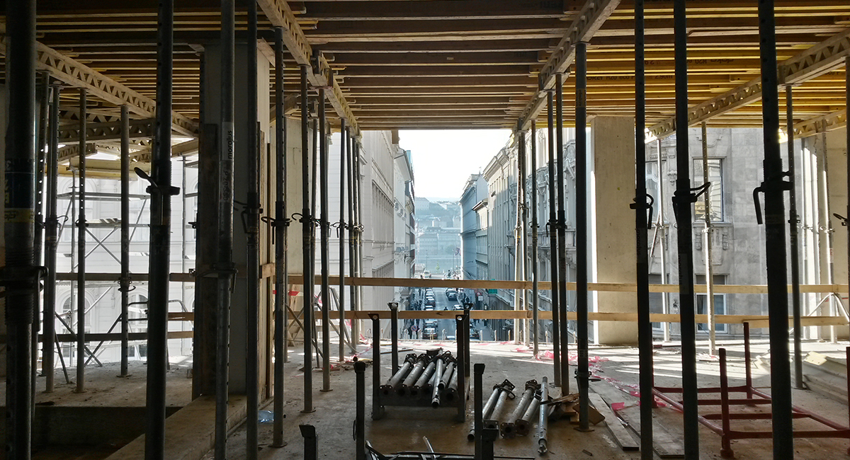 CEU - kivitelezés közben