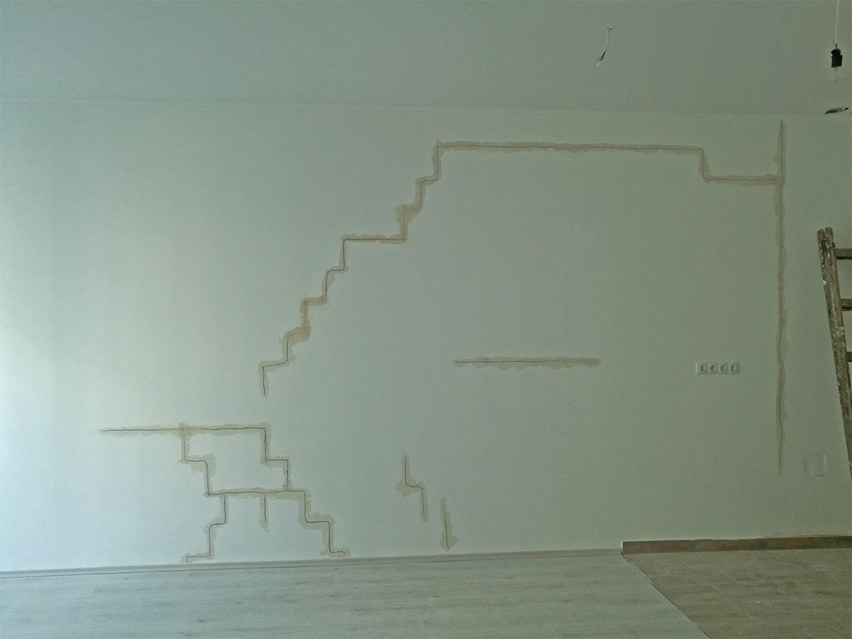 Lakáselválasztó fal