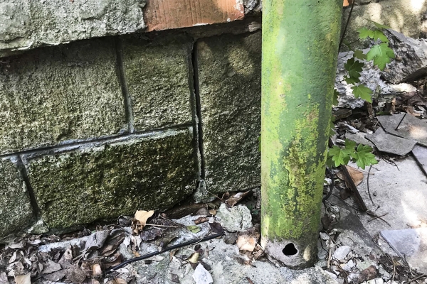 Vízelvezetés - hogyan ne 1